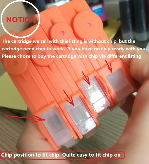 

YOTAT NO chip refillable ink cartridge for HP934 HP935 HP934 935