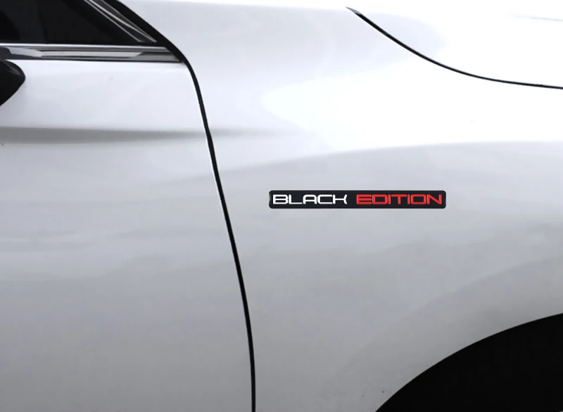 Автомобильный Стайлинг Black Edition наклейка эмблема автомобиля для Honda Kawasaki BMW Suzuki