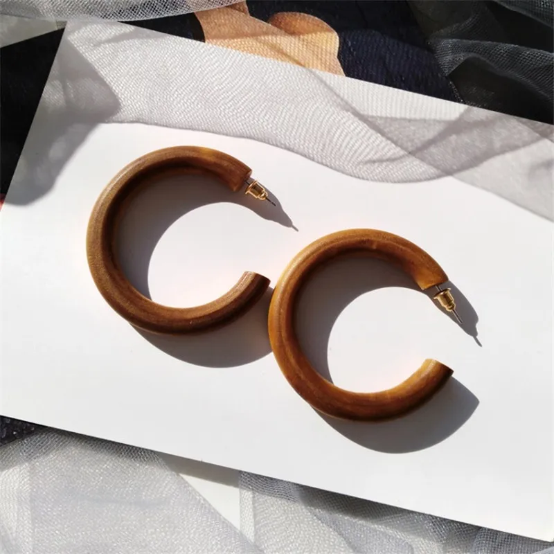 Женские серьги кольца с образной формы свадебные вечерние ювелирные изделия для