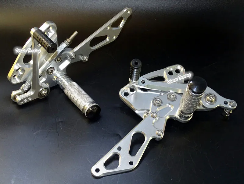 Waase ЧПУ Алюминиевый Регулируемый наездник задние комплекты Rearset Подножка для ухода за кожей ног колышки для KAWASAKI Z1000 2011 2012 2013