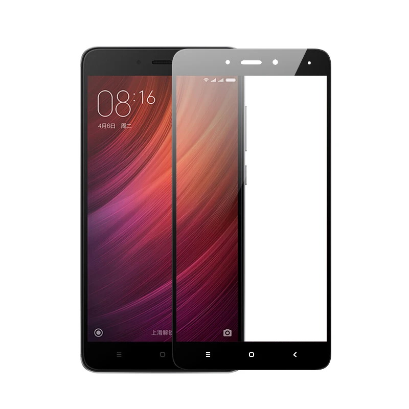 Полностью покрывающее закаленное Стекло для Xiaomi Redmi Note 4 защитное стекло на экран