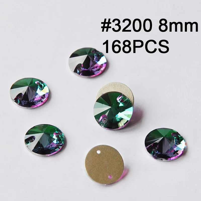 Rivoli 8mm 168pcs Смешанные формы изумруд Rivoli квадратная космическая триллиантная КАПЛЕВИДНАЯ капля пришивные стразы для шитья стеклянные кристаллы пришивные камни - Цвет: Rivoli 8mm 168pcs