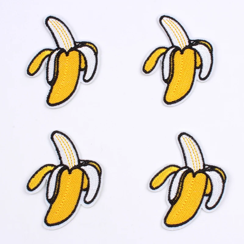 10 шт./лот термонаклейка на банан вышитая мультяшная наклейка с фруктами рукоделие шитье джинсы рюкзак ткань