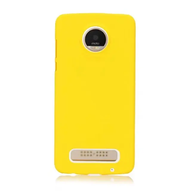 Ультра-тонкие разноцветные резиновые матовый Матовая Жесткий чехол для Motorola Moto Z2