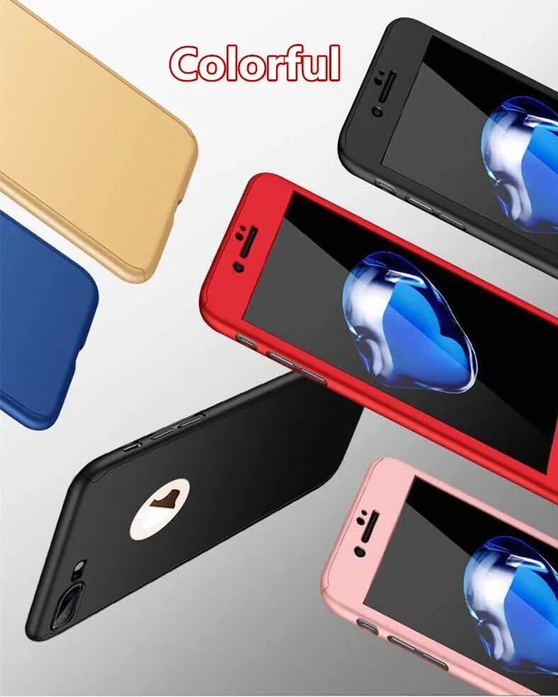 Для iPhone 6 6s 7 8 Plus Чехол для чехол полностью защищающий телефон роскошный Тонкий