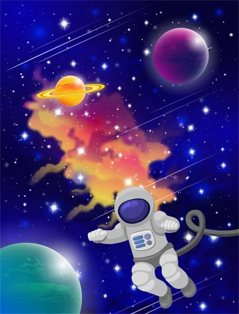 3d wallpaper custom photo non-woven mural Wall sticker Cosmic sky space universe painting wall room murals | Обустройство дома