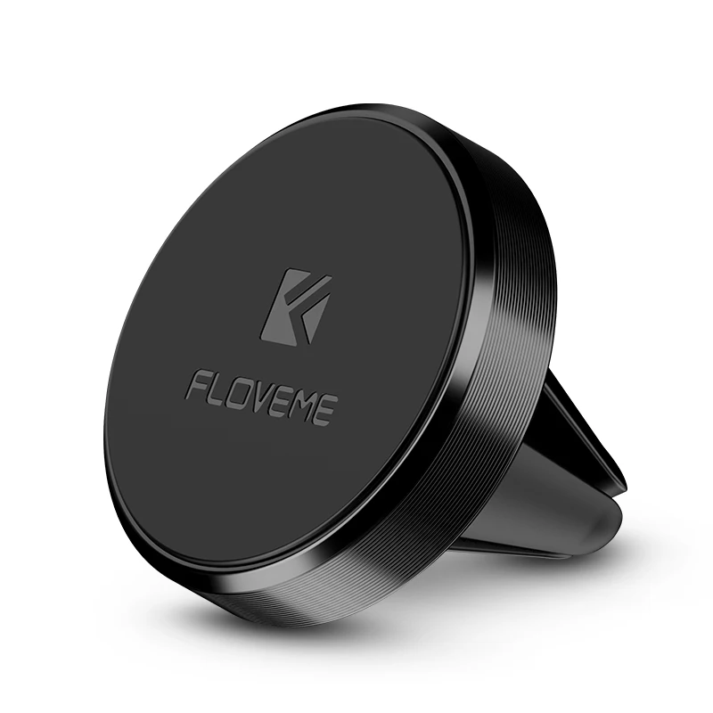 Black 3 FLOVEME магнитный автомобильный держатель для телефона для iPhone XS XR Air Vent Mount Автомобильный держатель для кабелей с зажимом Магнитная подставка для телефона в автомобиле - Цвет: Black 3