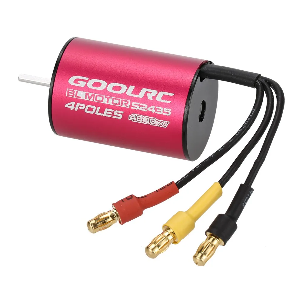 Оригинальные запчасти GoolRC S2435 1/16 кв Бессенсорный бесщеточный двигатель и 35A ESC