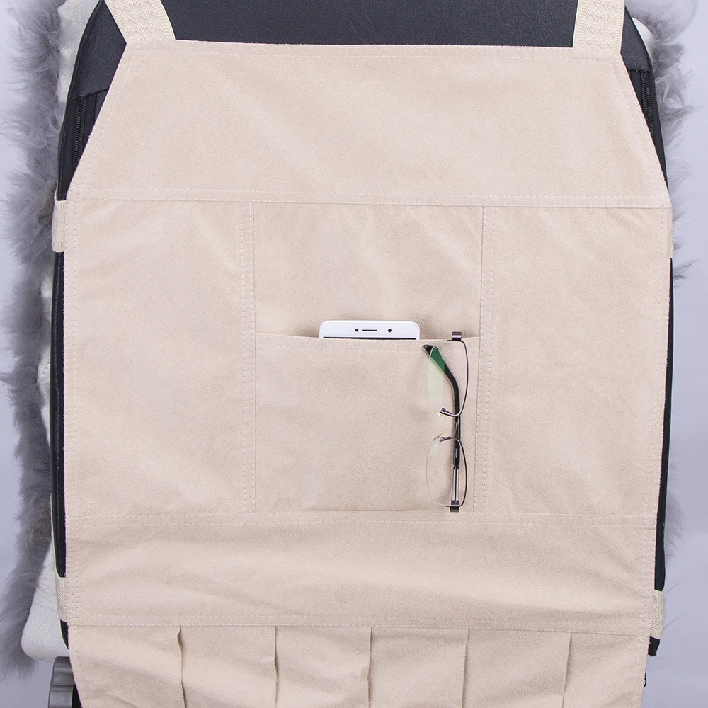 KAWOSEN 100% натуральный мех овчины Чехлы для автомобильных сидений универсальные