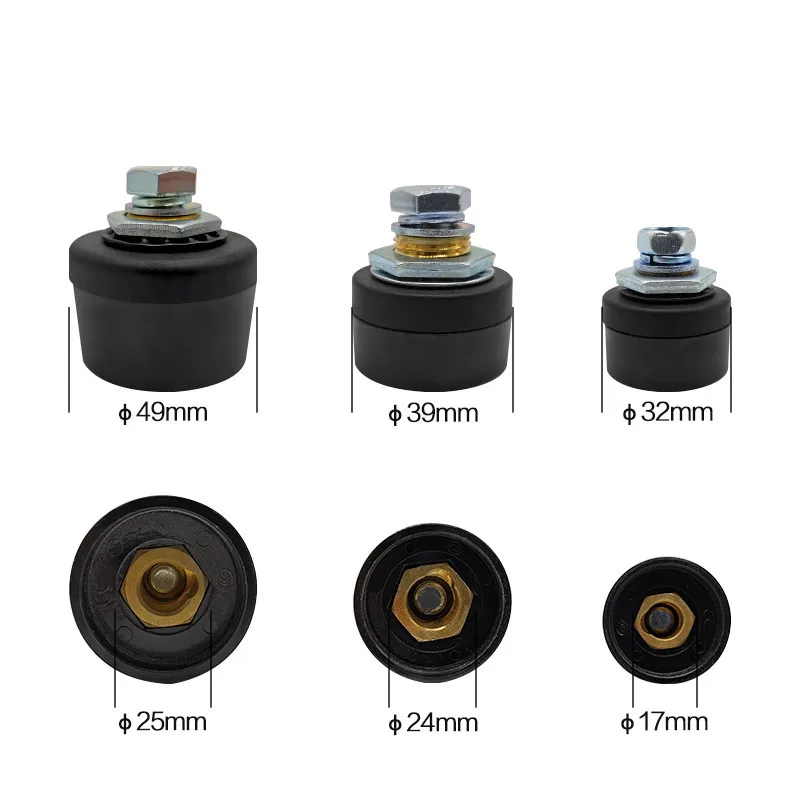 

Mini welding machine parts Quick Cable Connector black red EU Plug Socket female male dc power plug adapter DKJ 10-25 35-50 5-70