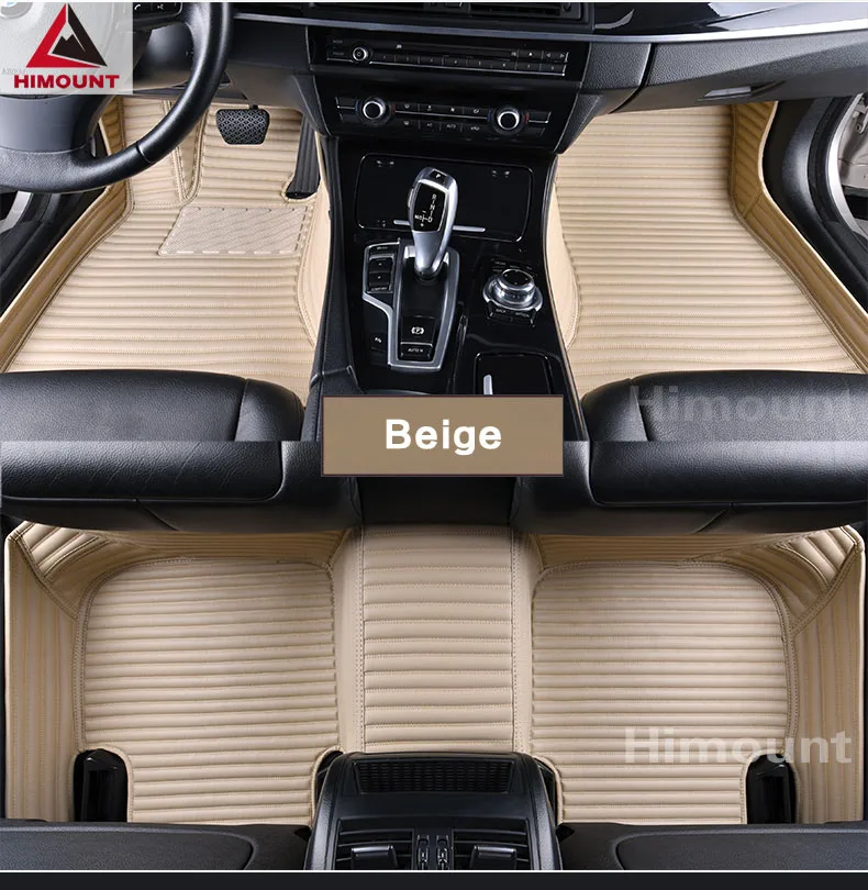 Изготовленный На Заказ автомобильный напольный коврик для Tesla модель X 5 6 7 seat S 60D 70D 75D 90D P90D 100D P100D все погодные хорошие качественные ковры вкладыши - Название цвета: Бежевый