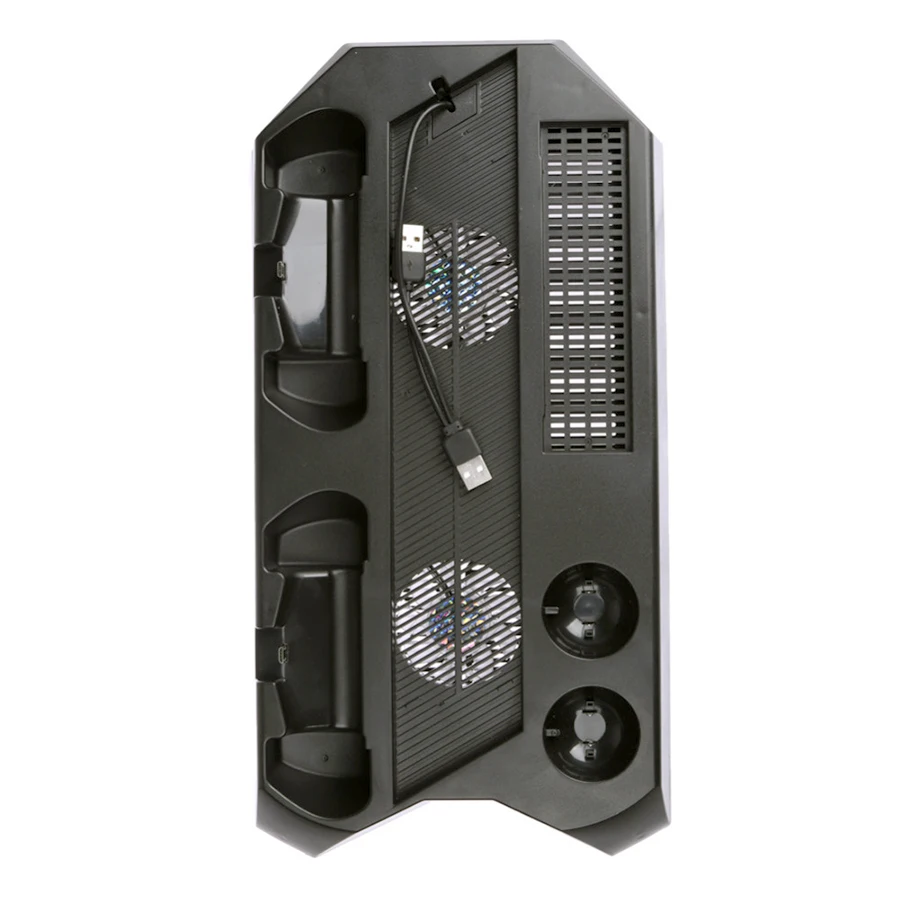 Вертикальный охлаждающий вентилятор для PS4 Pro с подставкой зарядки двойного