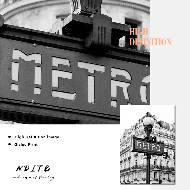 Скандинавский пейзаж черно-белый архитектурный постер скандинавский стиль