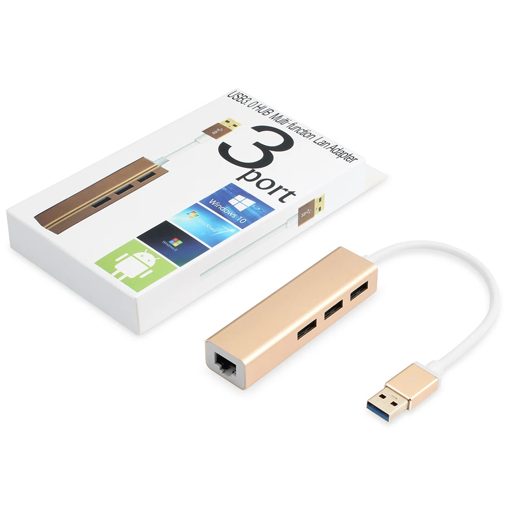 USB хаб с 3 портами 0 Мбит/с 100/1000 Мбит/с|USB-хабы| |