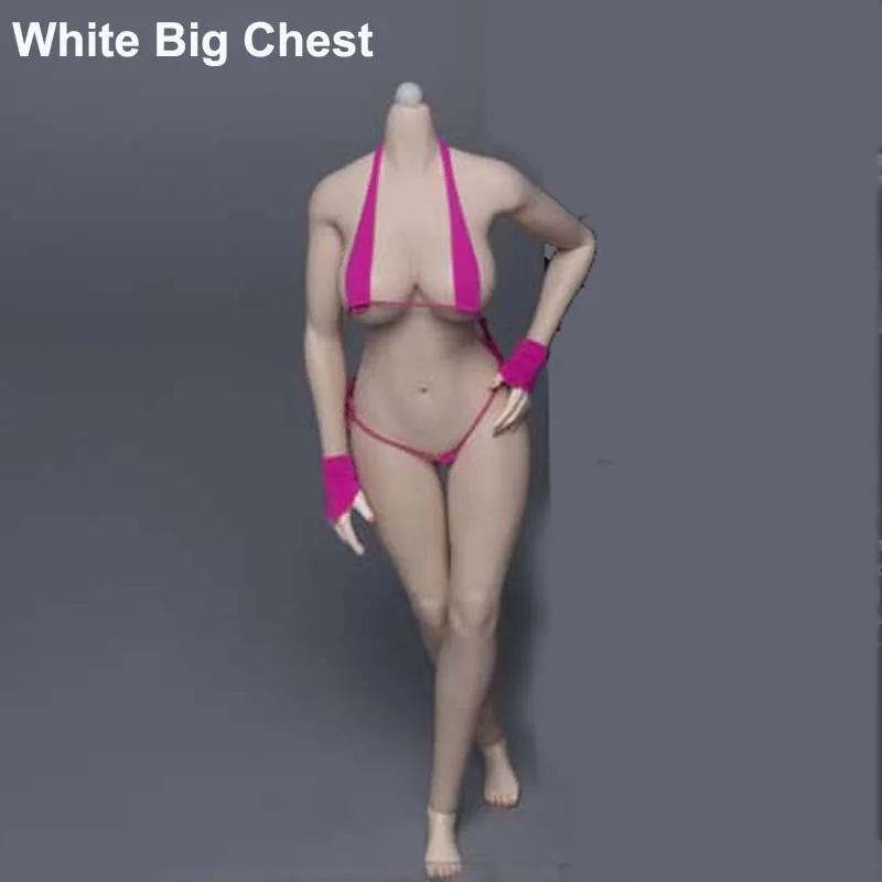 Big Chest White A Коллекция 1/6 весы Одри Хепберн голова лепить с реальными волосами подходит для 12 дюймов фигурка игрушка Phicen белая кожа модель тела - Цвет: Big Chest White A