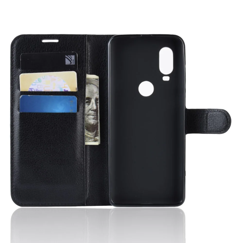 For Motorola One Power Moto Vision Wallet Phone Case Flip Leather Fundas Capa Coque P40 Play | Мобильные телефоны и