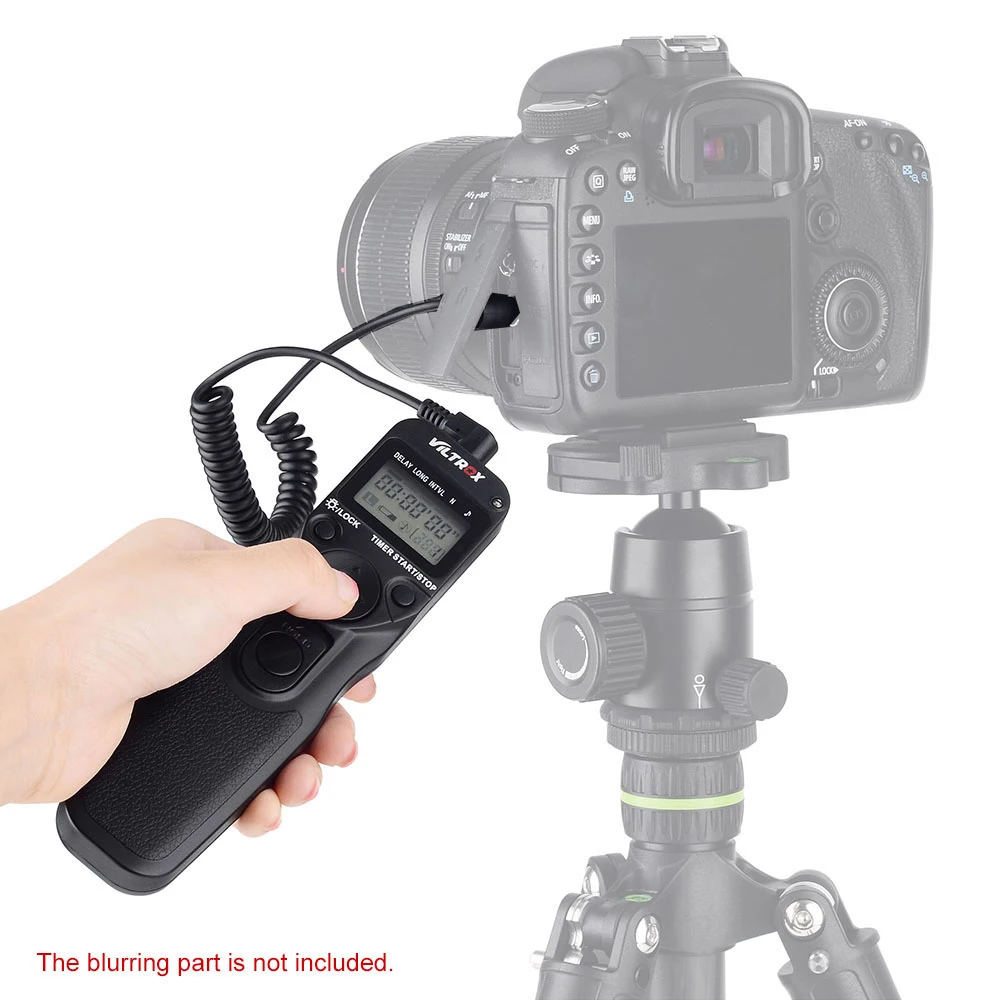 

VILTROX Time Lapse Intervalometer Timer Remote Control Shutter Release with N3 Cable for Nikon D90 D600 D3100 D3200 D5000 D5100