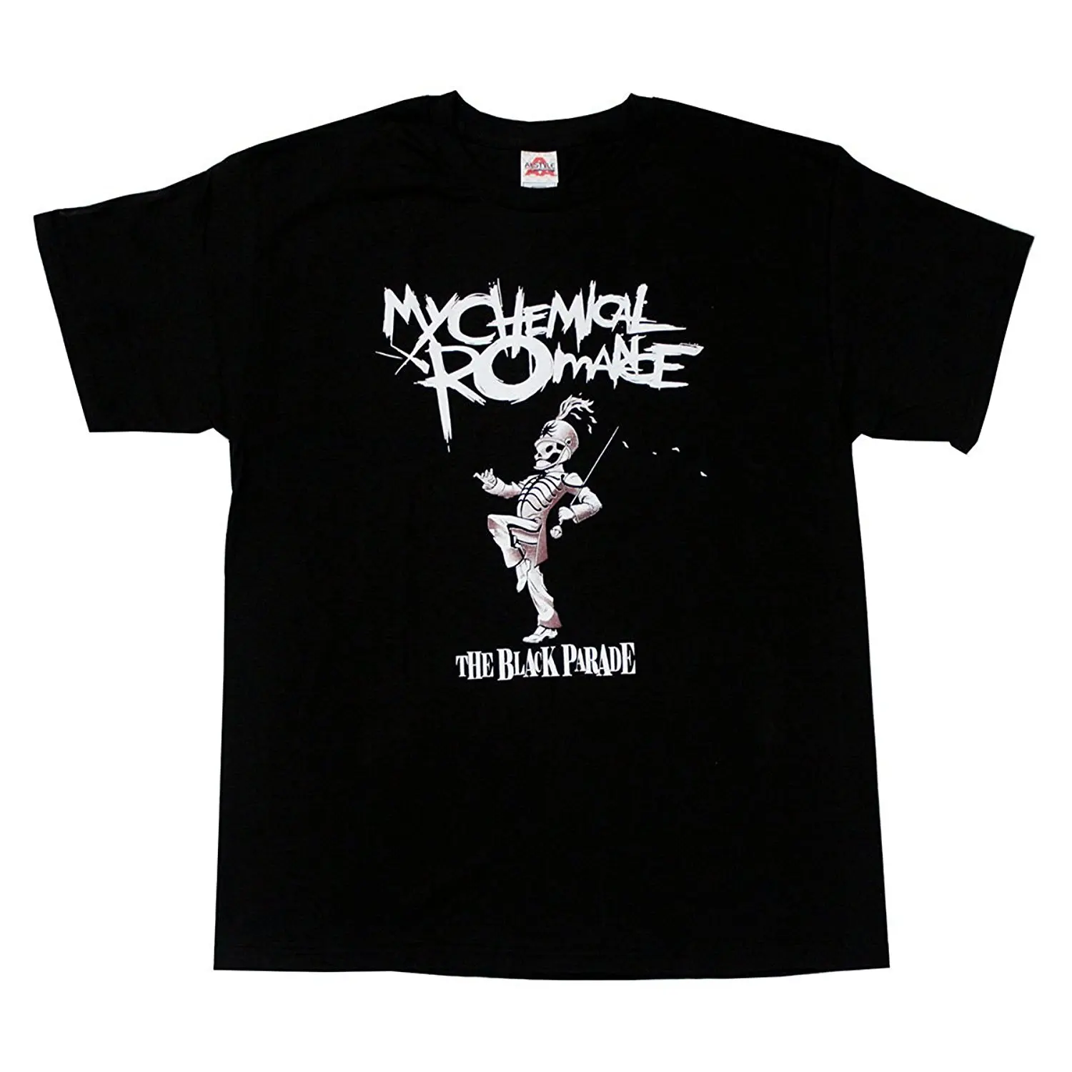 Мужская футболка с надписью My Chemical Romance The Black Parade мужские футболки круглым