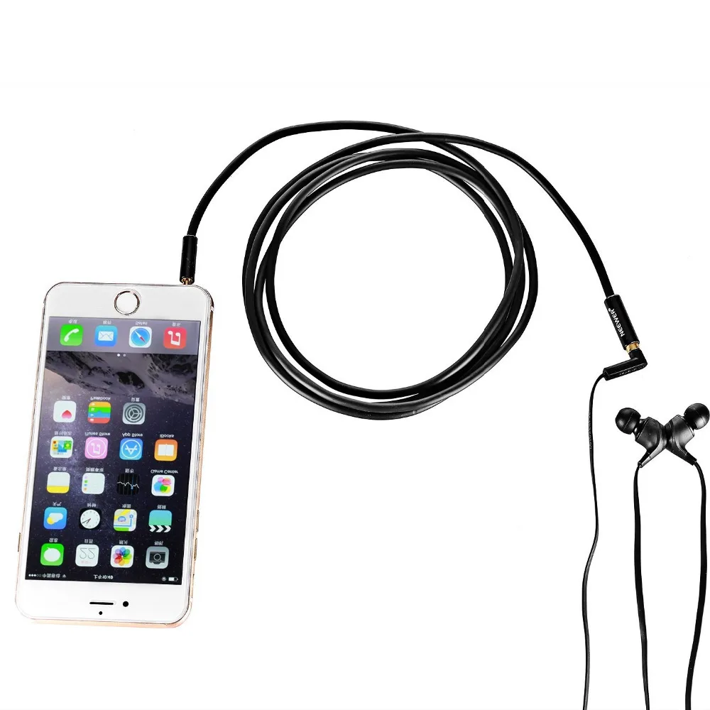 Neewer 6FT/1 8 м Длина черный 3 5 мм стерео аудио кабель для наушников IPhone/IPod/Планшеты/MP3