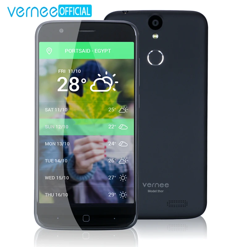 Vernee Тор 5 &quotHD 4 г LTE мобильный телефон MTK6753 Восьмиядерный Android 7.0 сотовые телефоны 3