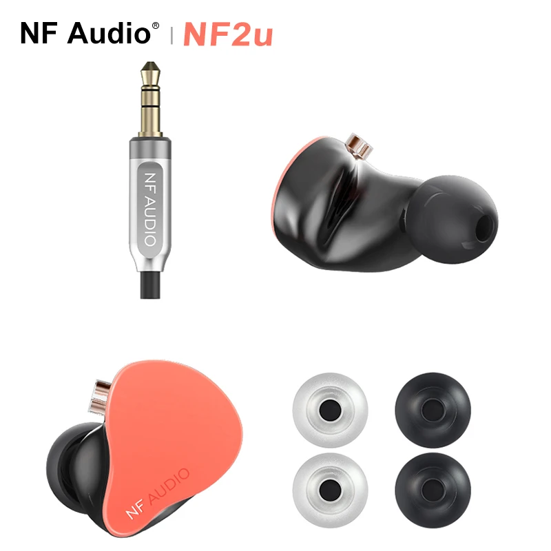 HIDIZS NF аудио NF2u 2 Ноулз арматуры драйверы(2 пути кроссовер) HiFi наушники-вкладыши монитор IEM 0,78 мм 2pin съемный кабель