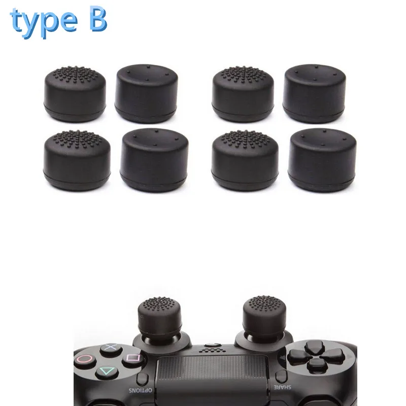 Для Sony PlayStation 4 PS4 Slim Pro Thumbstick силиконовый аналоговый контроллер Thumb Stick Grips Cap Skin Cover 8