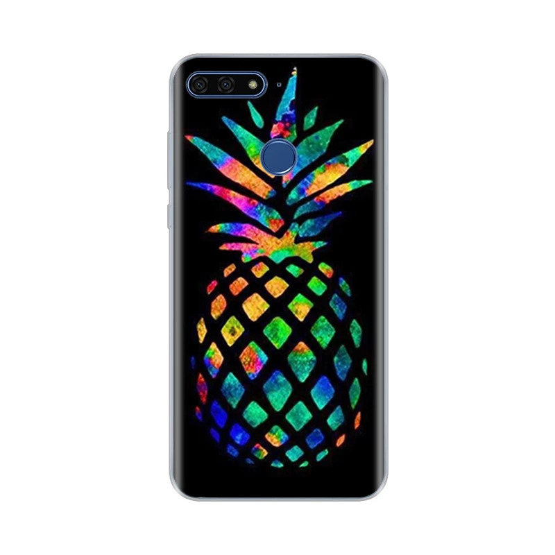 Для huawei Honor 7A pro 5,7 дюймов AUM-L29 Чехол Мягкий Силиконовый ТПУ для телефона задняя крышка 360 Защитный чехол для huawei Honor 7A pro 7aPRO