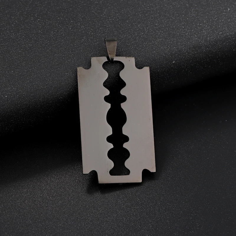 Ожерелье с подвеской из черной нержавеющей стали 1 шт. ожерелье для мужчин