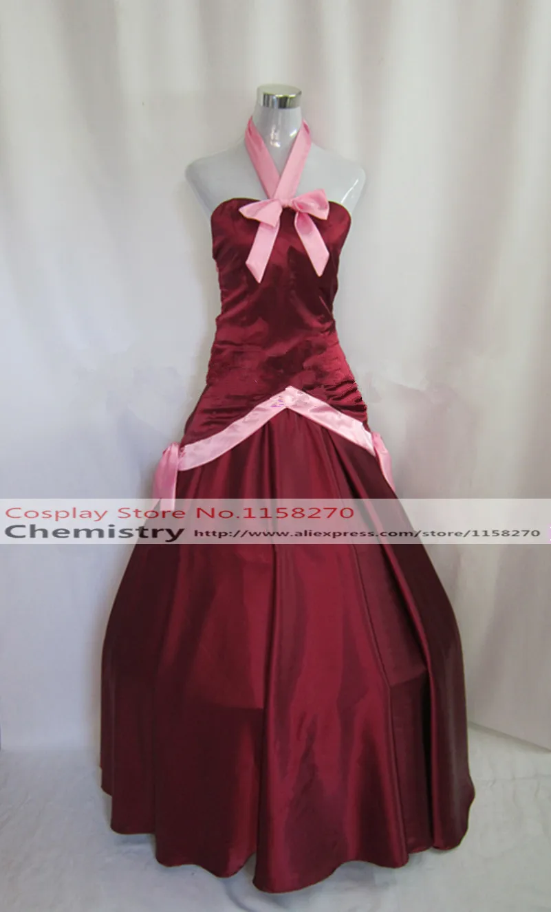 Fairy Tail Mirajane Strauss Cosplay Costume Dress full set |