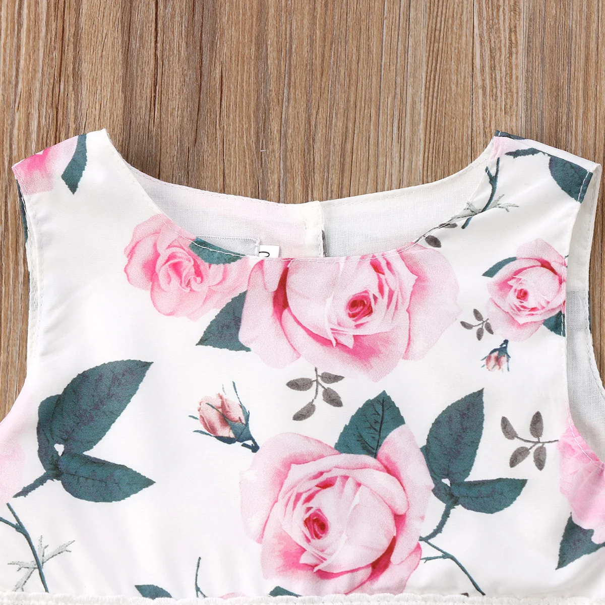 2PCS Cotton Toddler Baby Kids Girls Lovely Floral Printed Sleeveless Tops Shorts Set Clothes Outfits | Детская одежда и обувь