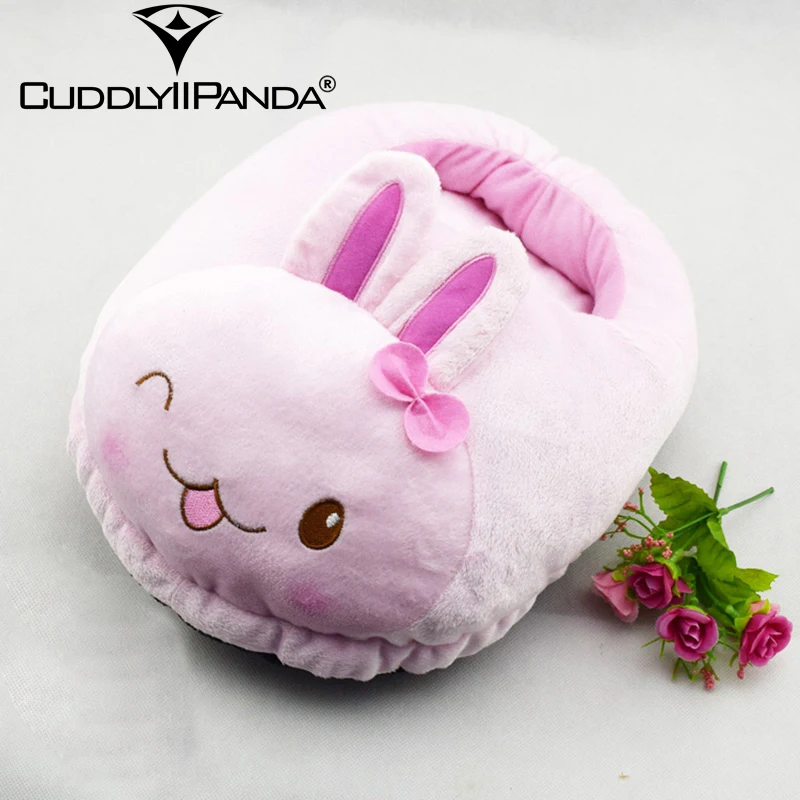 Милые зимние цельные Тапочки с подогревом USB милые женские домашние тапочки