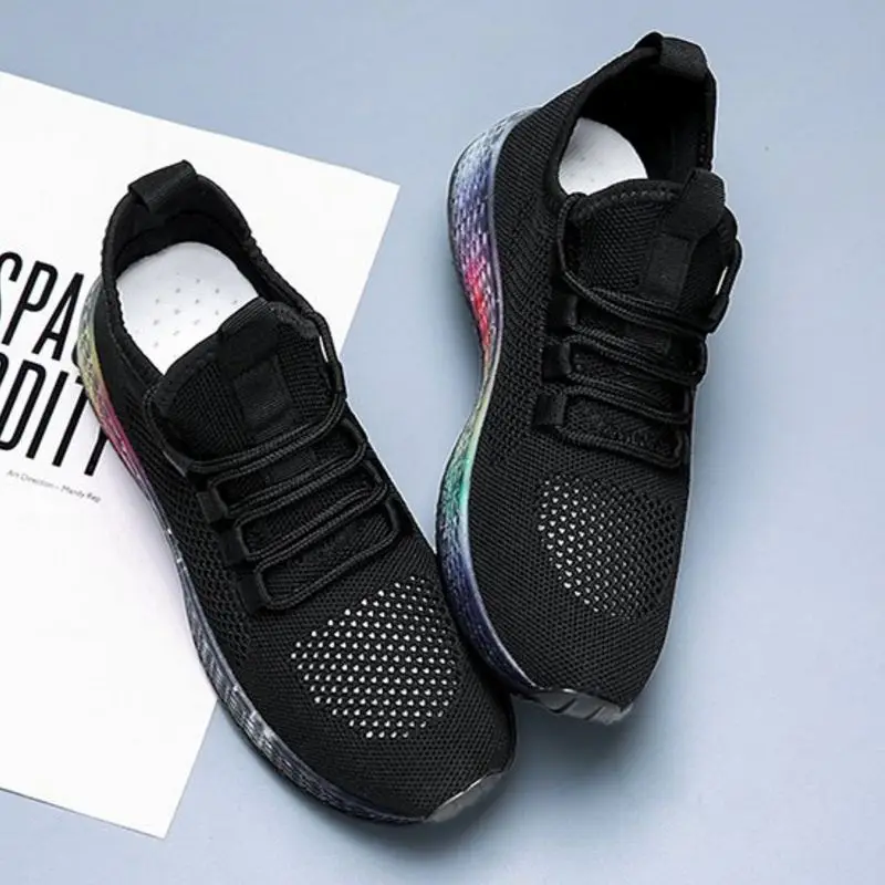 LebaLuka Women Sneakers Casual Mixed Color Vulcanized Shoes Outdoor Brand Breathable Lace Footwear Size 35-40 | Обувь