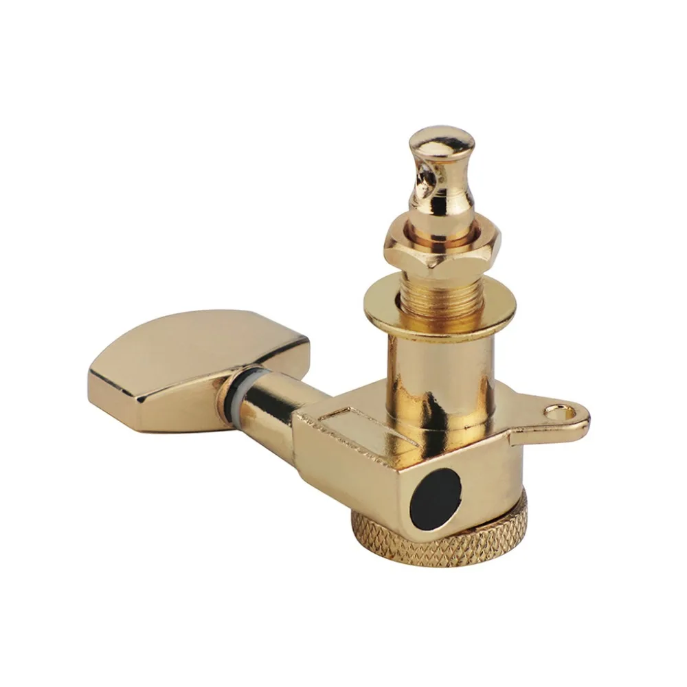 6 шт. блокировки Электрогитары строка Колки тюнеры ключи Золото 3 слева справа