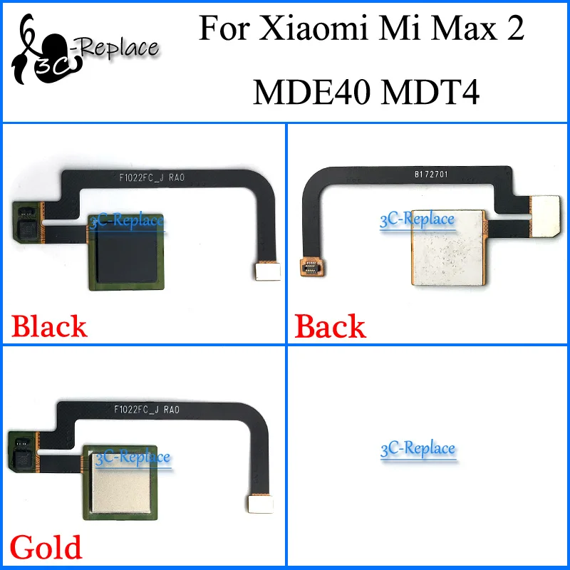 Сканер отпечатков пальцев для Xiaomi Mi Max 2 MDE40 MDT4 сенсорный датчик ID Кнопка возврата