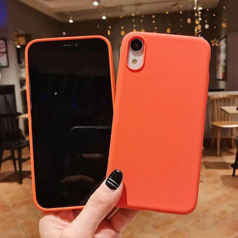 COOLY матовый оранжевый чехол для huawei P Smart 2019 на Honor 8X 8A 8C 6X7X8 9 10 Lite V20 9i 10i Мягкий
