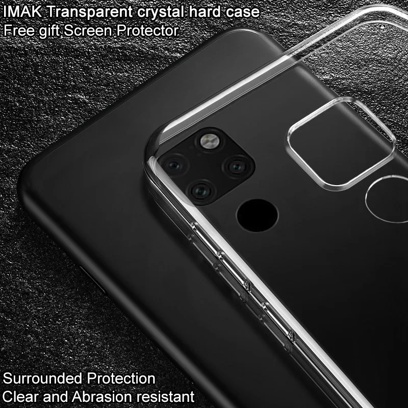 IMAK Чехол для huawei mate 20 Pro Жесткий ПК кристалл чехол для телефона для huawei mate 20 X 20X крышка защитный экран противоударный