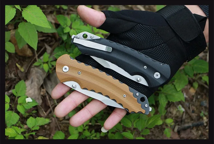 Бесплатная доставка высокого качества складной нож выживания тактический