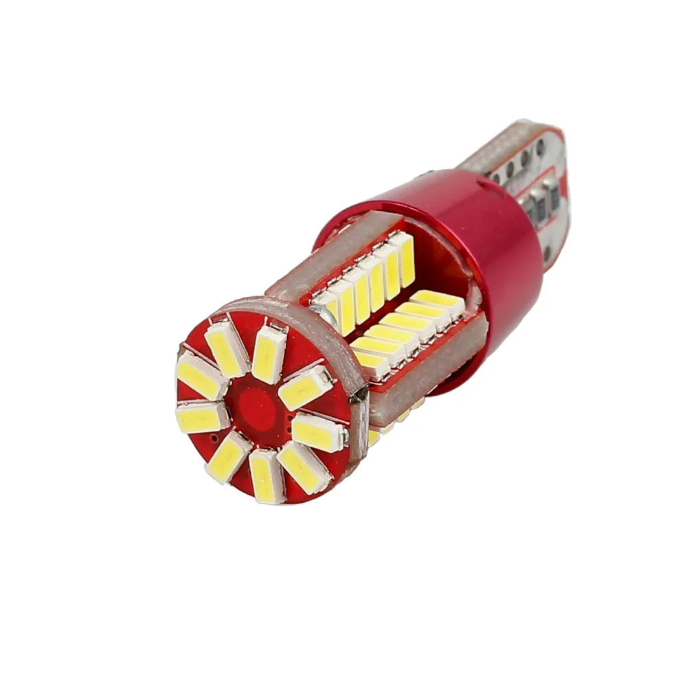 2 шт. Автомобильные светодиодные лампы 3014 SMD 57 12 В T10 501 без ошибок 6000 К 400 лм 8