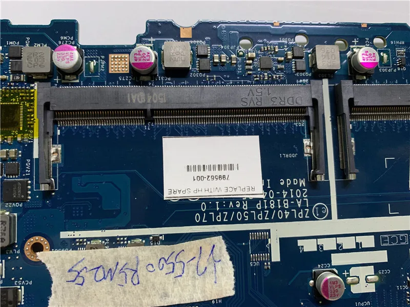 Материнская плата для ноутбука HP Probook 450 G2 Series 799562 001 501 601 ZPL40/ZPL50/ZPL70 LA B181P i7 5500U 2