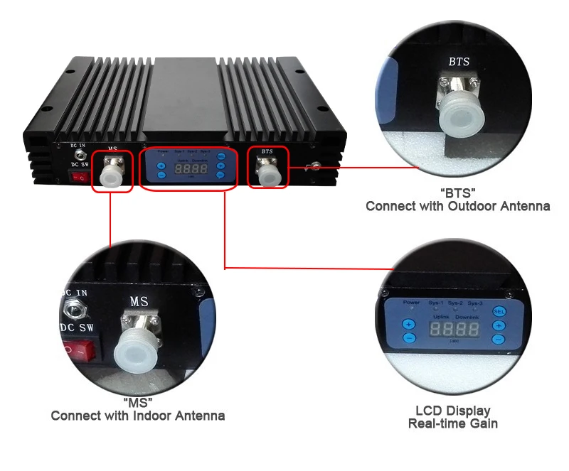 

Dual Band E-GSM 900mhz+WCDMA 2100mhz Mobile Signal Booster B8 900 EGSM B1 2100 UMTS Signal Repeater with LCD display AGC/MGC @76