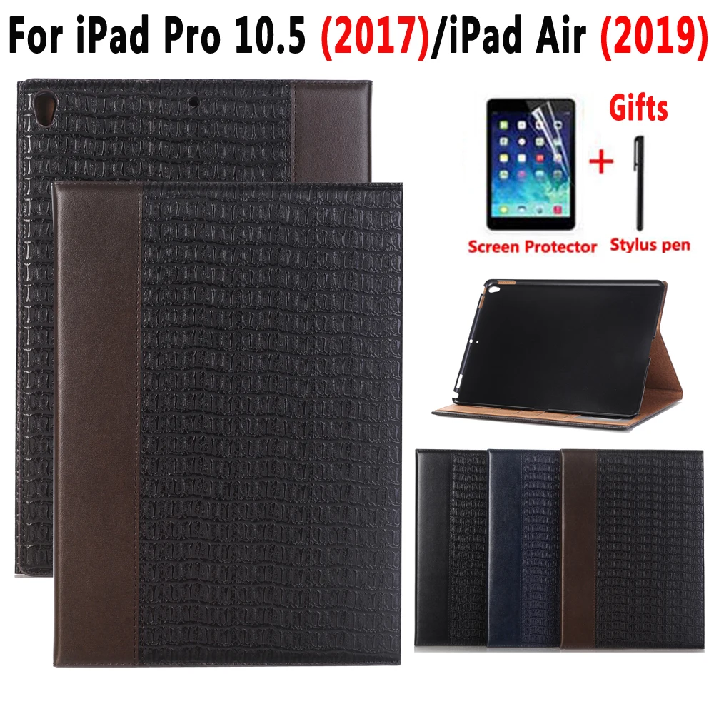 Роскошный кожаный чехол для Apple iPad Air 2019 10 5 3 го поколения Pro A1701 A1709 планшета Смарт