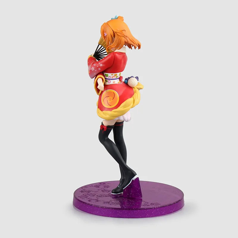 Аниме Love Live! Школьный идол проект Kousaka Honoka с веером Сексуальная ПВХ экшн фигурка