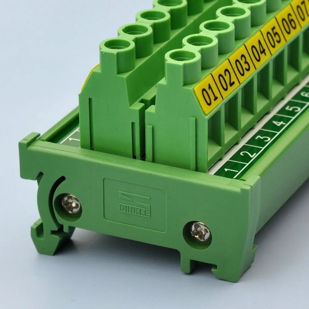 DIN рейка крепление 30A/300V 20 позиций Клеммная колодка модуль