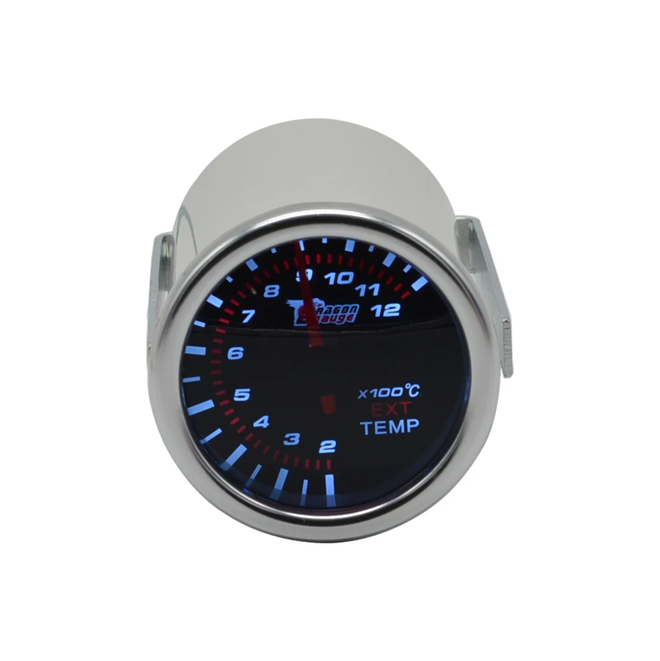 Dragon gauge 52 мм авто Ext индикатор измерителя температуры выхлопных газов прибор для измерения температуры выхлопных газов Автомобильная температура выхлопа метр