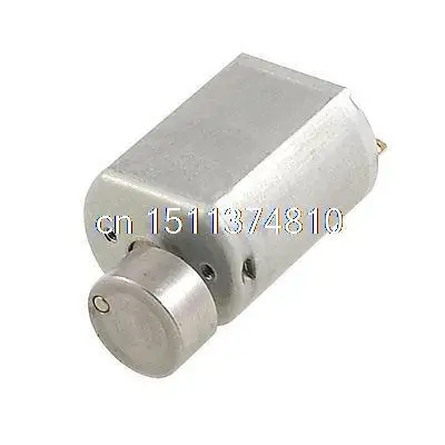 DC 12V 2000RPM 2-контактные клеммы Электрический Вибрационный двигатель серебристый