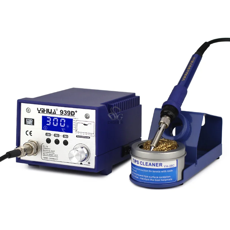 939D+ anti-static Adjustable thermostat 110V/220V EU/US PLUG electric iron soldering welding station soldering iron