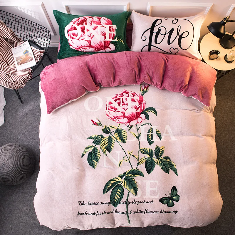 Высококачественный Комплект постельного белья с мультяшным рисунком кошки