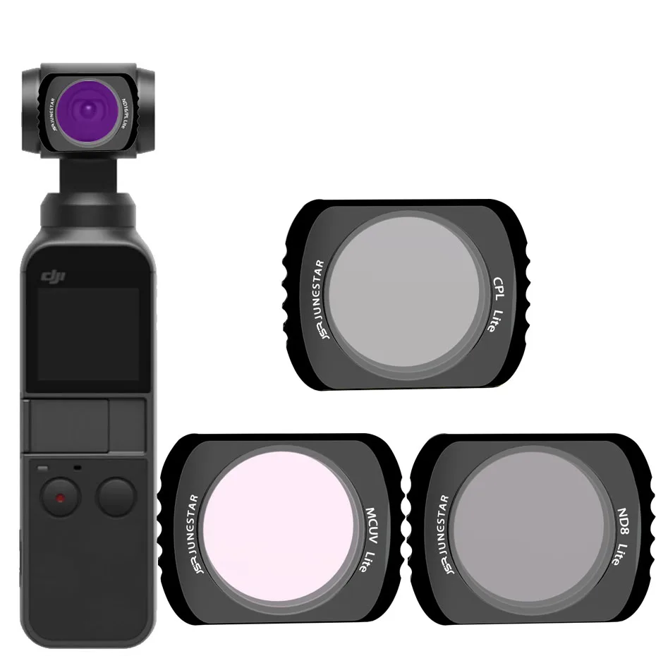 Набор фильтров для DJI Pocket 2 UV + CPL ND8 Магнитная Адсорбция OSMO Карманный защитный
