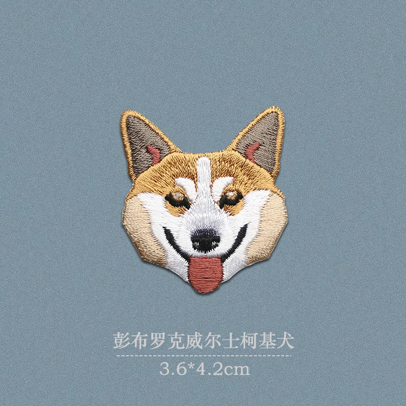 Maxsin 1 шт. лабрадор doberman mopshond собака вышитые патчи для одежды на одежде утюжок