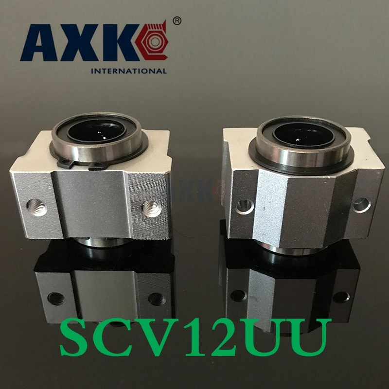 Линейный Корпус подшипника Sc12vuu Scv12uu Sc12v с линейным подшипником Lm12uu 12 мм рельса